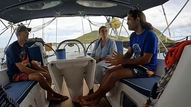 Krait sailboat. Around the world in 2 years